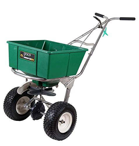 LESCO Stainless Steel Spreader - 80 Pound Capacity