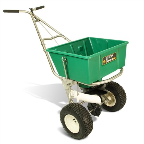 LESCO Stainless Steel Spreader - 80 Pound Capacity